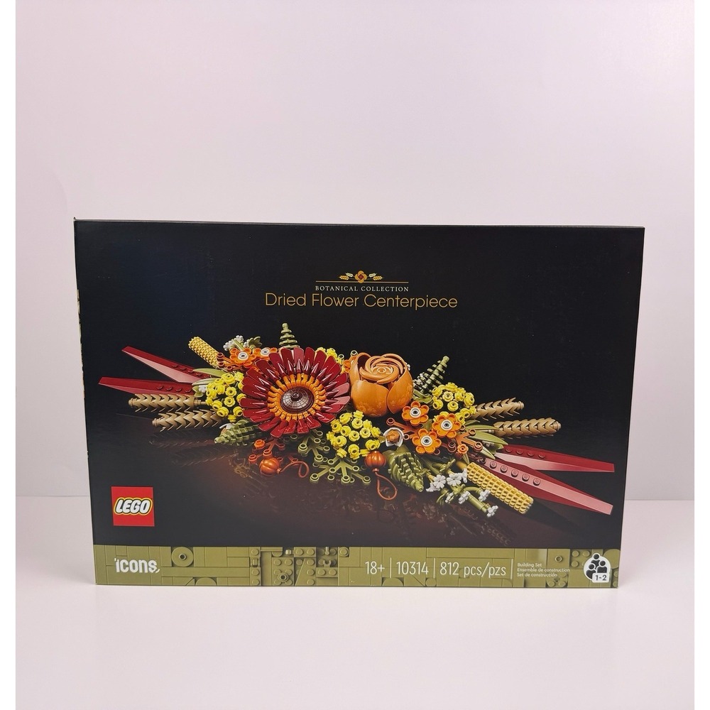 Lego 10314 Botanical Collection Dried Flower Centerpiece‎ 812 pcs/pzs New